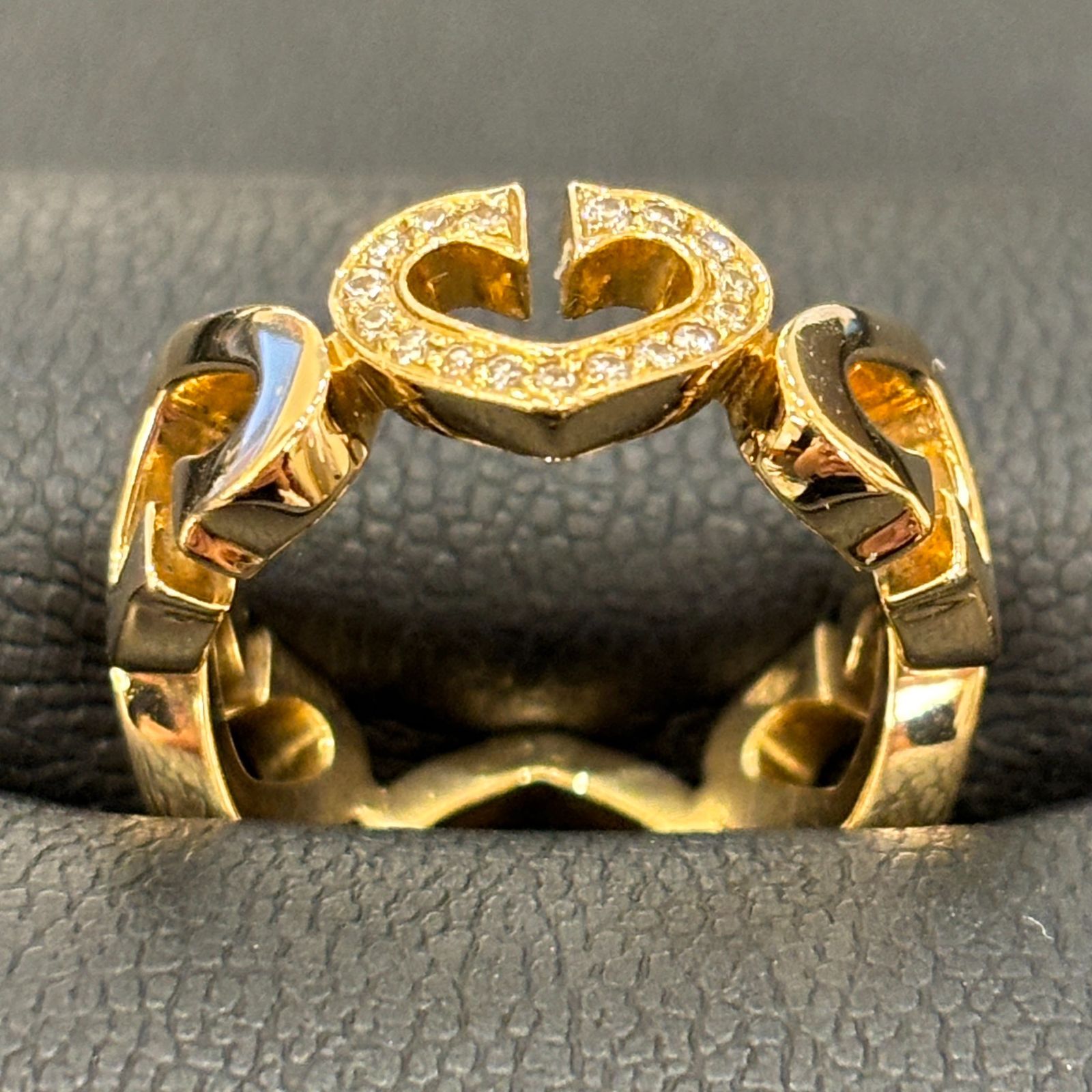 ΩNA1843 新品仕上げ済み！Cartier カルティエ Cハート リング 