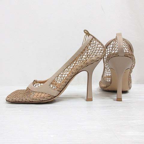 ボッテガヴェネタ BOTTEGA VENETA 美品 レザー メッシュ