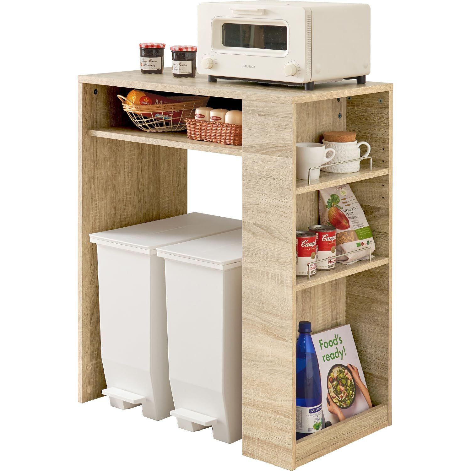 美品！アンティーク調レジ台受付カウンターラック シャビーシェルフ