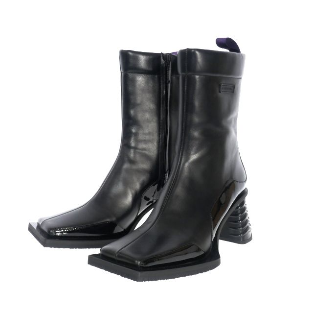 エイティーズ EYTYS GAIA LEATHER ガイア ヒールブーツ 靴 40 ブラック 