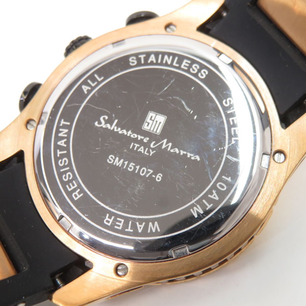 Salvatore Marra サルバトーレマーラ SM15107-6 クォーツ 腕時計 ※中古 - メルカリ