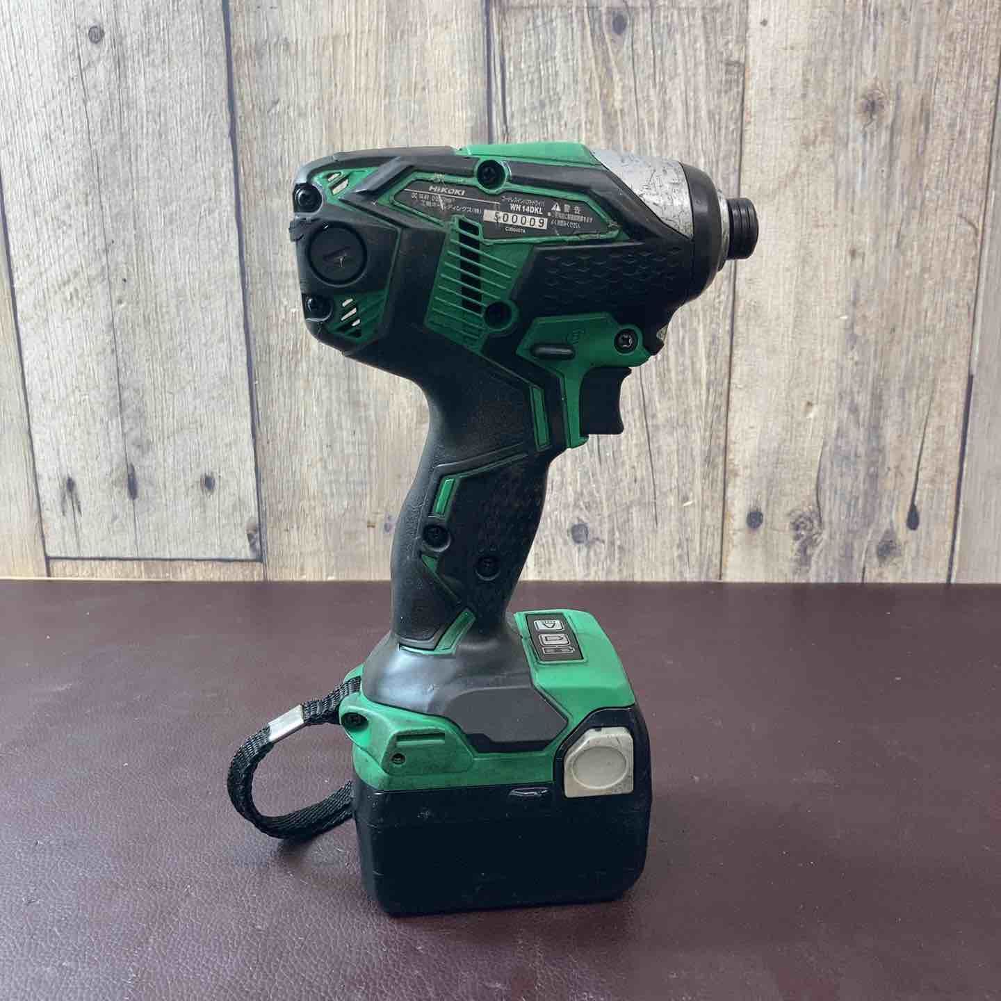 品 ハイコーキ HIKOKI 旧 日立工機 コードレスインパクトドライバー WH14DKL NN L バッテリー1個付属 東大和店