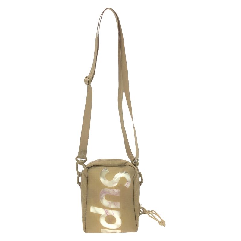 【中古】SUPREME　ショルダーバッグ 21ss Neck Pouch シュプリーム ベージュ[17]
