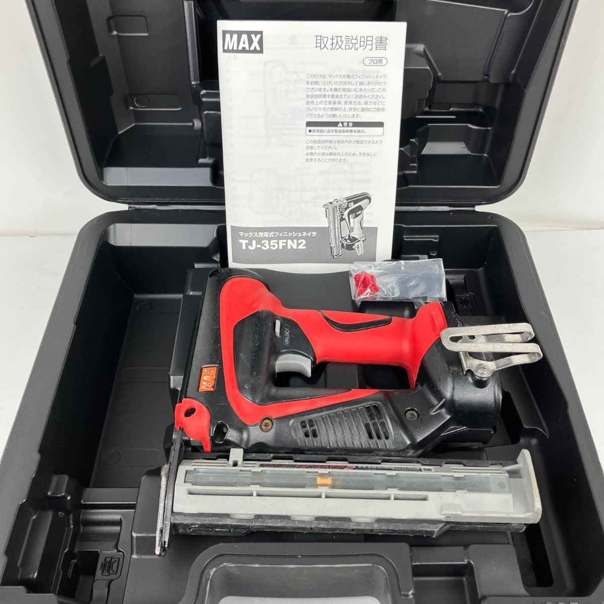 ЗЗMAX マックス 35mm 18v 充電式フィニッシュネイラ 取説 ケース付 TJ 
