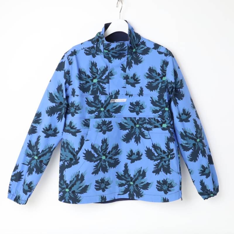 ポールスミス カバーオールジャケット L L Paul Smith 花柄 デニム 