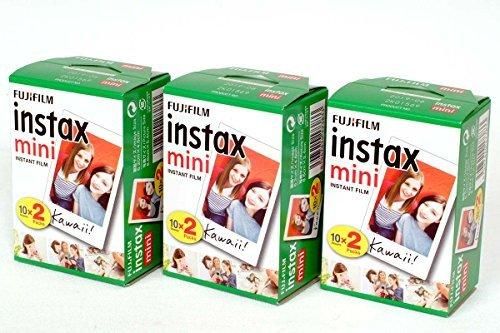 富士フイルム FUJIFILM インスタントカメラ チェキ用フィルム INSTAX MINI WW 2 20枚入りx3パックセット 計60枚