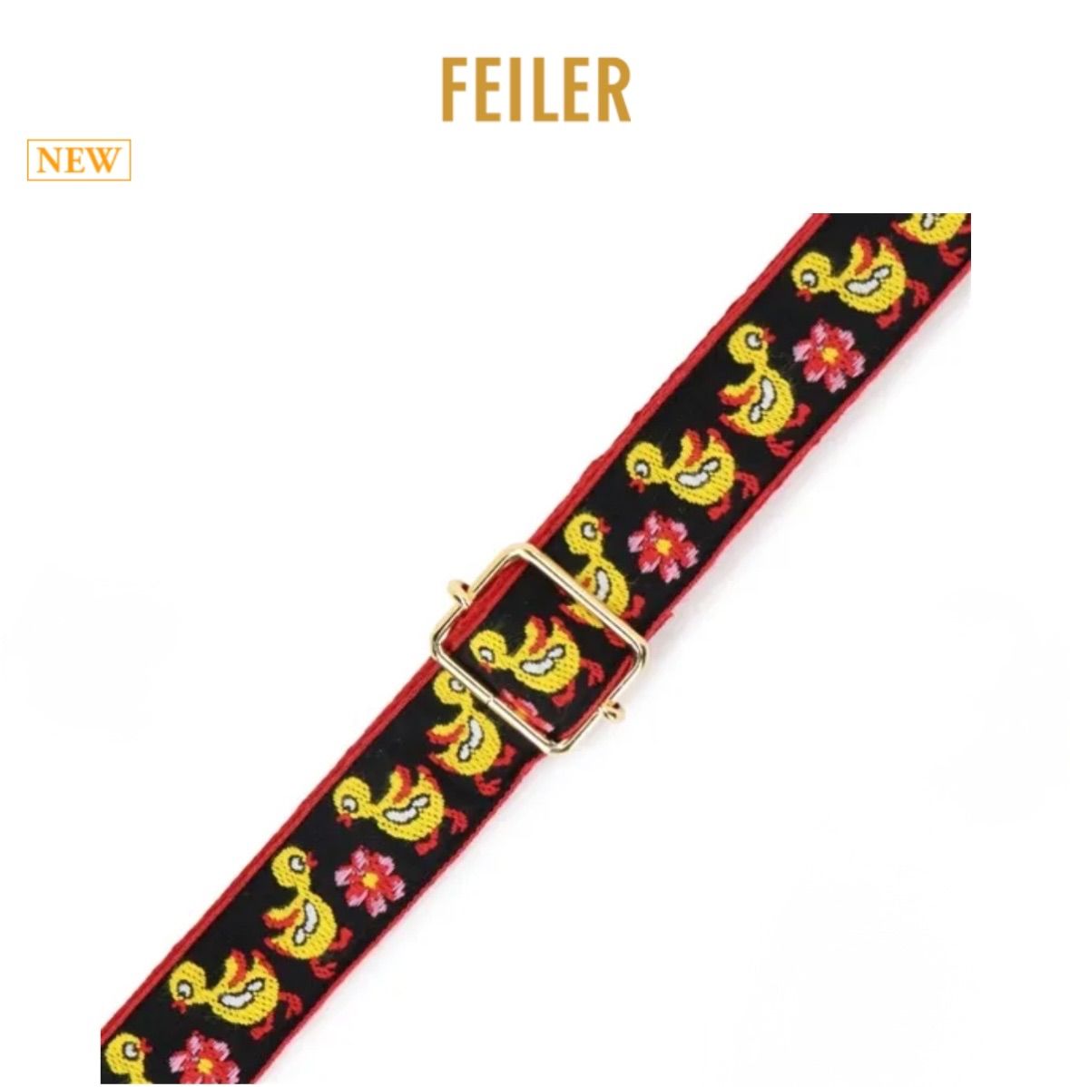 FEILER 【レピヤンリボン×フェイラー】ショルダーストラップ