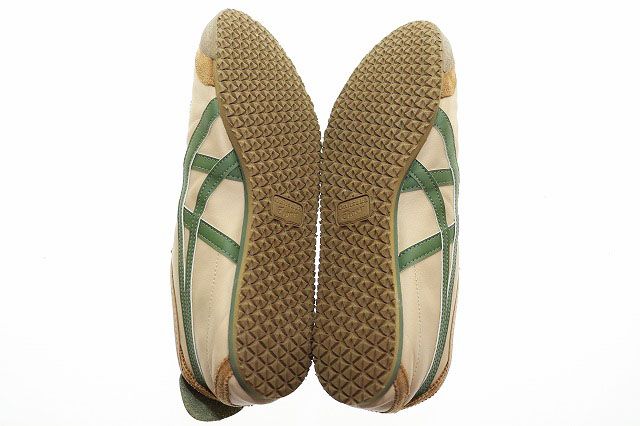 タイシルク タイパンツ（ベージュ、薄緑、薄茶色　）3点 Onitsuka Tiger｜ MEXICO 66 BEIGE/GRASS GREEN｜ Unboxing