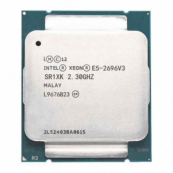 Intel Xeon E5-2696 v3 SR1XK 18C 2.3GHz 45MB 145W LGA2011-3 DDR3-1866 Compatible E5-2699 v4