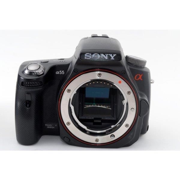 ソニー SONY α55 SLT-A55V 標準・望遠ダブルズームセット 美品 高速連写に定評アリ SDカード - メルカリ