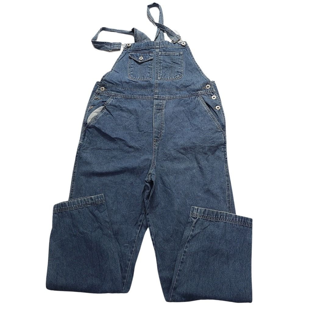 古着卸 まとめ売り オーバーオール 4枚セット (メンズ L ) サロペット 