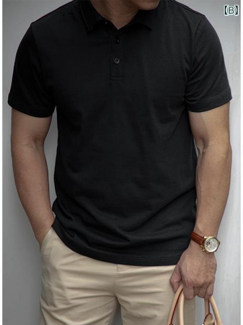 2XL メンズ ファッション 服 男性用 オシャレ シンプル 大人 かっこいい 大きいサイズ ストリート 紳士服 ノー カット ワークウェア アメカジ コットン ポロシャツ 半袖 無地 ベーシック ライト 夏 CAMPINGPARCCENTRAL_COM