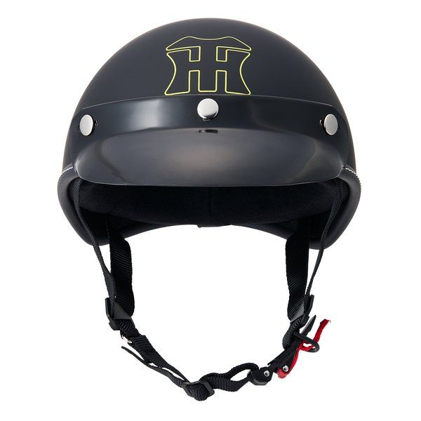  マルシン 阪神タイガースコラボハーフヘルメット マットブラック 2659182 その他 ヘルメット シールド