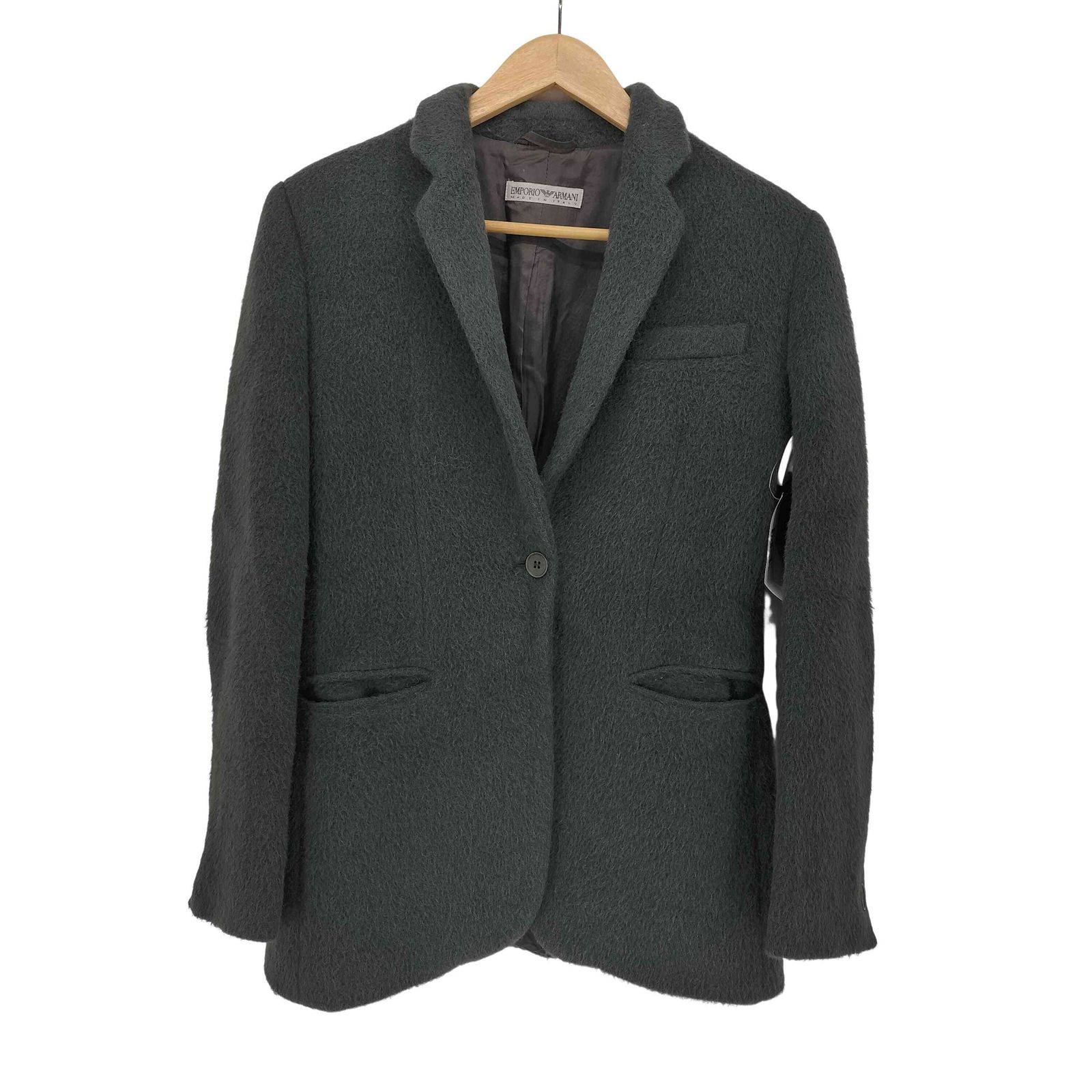 エンポリオアルマーニ EMPORIO ARMANI MADE IN ITALY シングル モヘア 