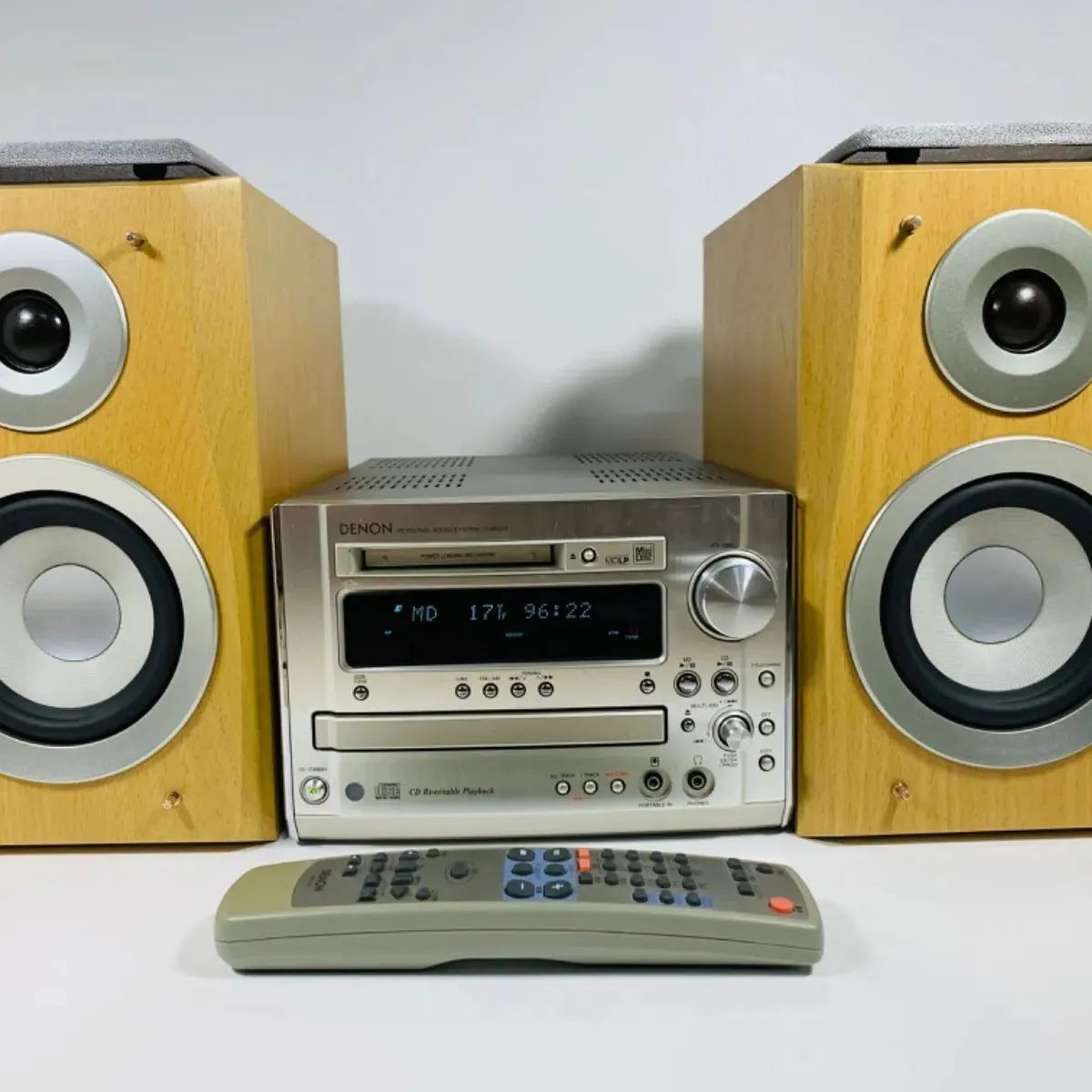 DENON ミニコンポ D-MG33 CD MD TUNER AMP - メルカリ