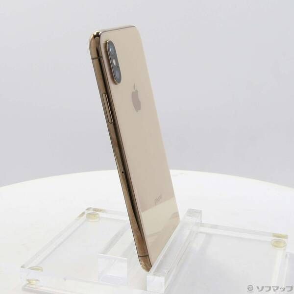 中古品〕 iPhoneXS 64GB ゴールド MTAY2J／A SIMフリー【348】 スマホ