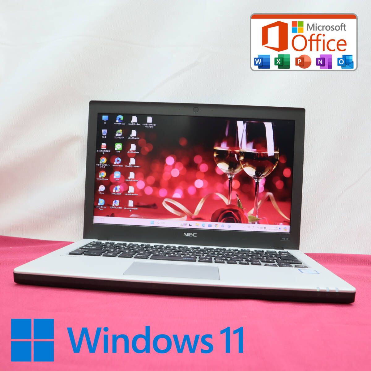 美品 高性能6世代i5！500GBVK23T Core i5-6200U Win11 MS Office 中古品 ノートPCP70055