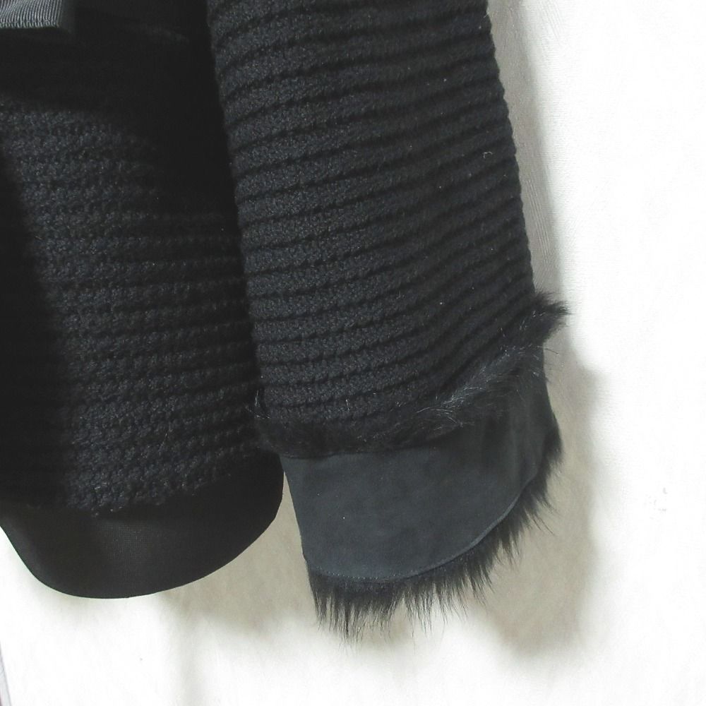 良品 TO BE CHIC トゥービーシック ファー ニットコート UDF15