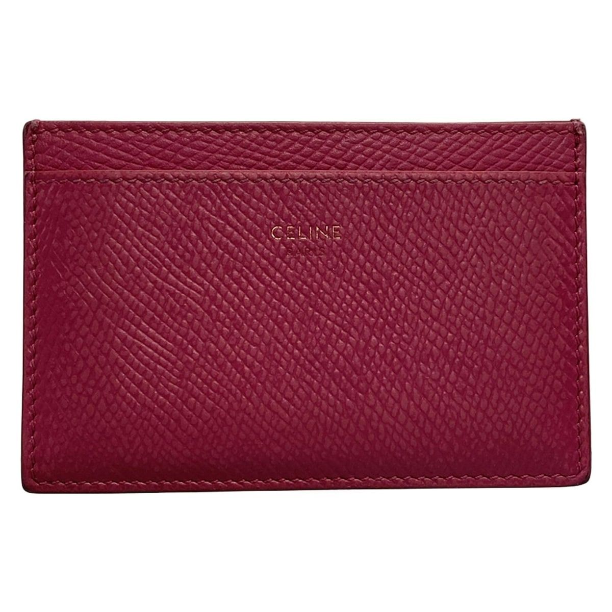 CELINE セリーヌ カードケース - 10B703BEL.24PI ピンク レザー