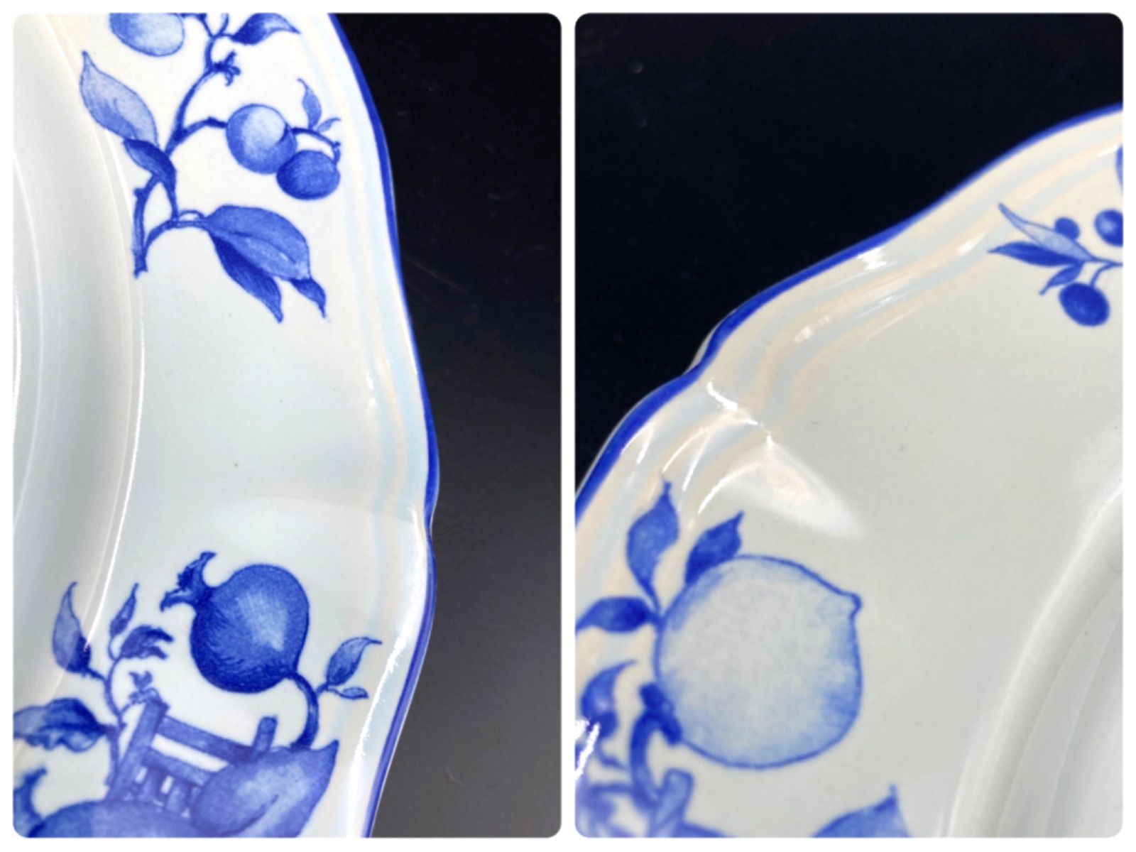 MZ179) LUNEVILLE 25.5cm プレート 4枚セット 現状品 / リュネヴィル