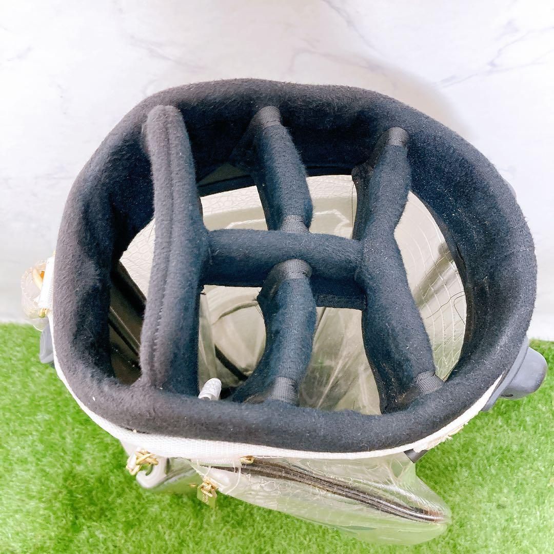 17ムータマリン　ゴルフ　クリア　キャディバッグ　クロコ　スタンド式　3点式 楽天市場】【送料無料】MUTA MARINE GOLF ムータマリンゴルフ メンズ