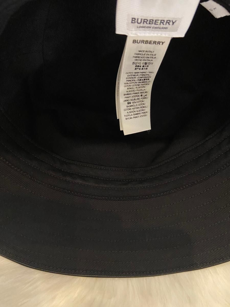 中古】 BURBERRY （バーバリー） バケットハット ホースフェリー