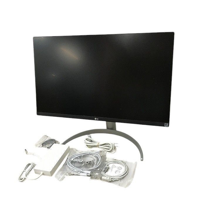 未使用 LGエレクトロニクス 4K 液晶モニター 27BP85UN-W 2024年製 27インチ ホワイト CNK622688相