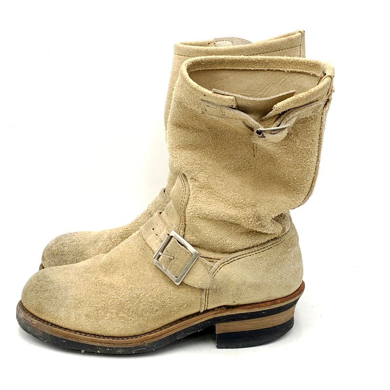 品 RED WING レッドウィング 8268 プリント縦羽タグ SUEDE BOOTS スエード エンジニア ブーツ シューズ 靴 164-250915-ya-08-izu