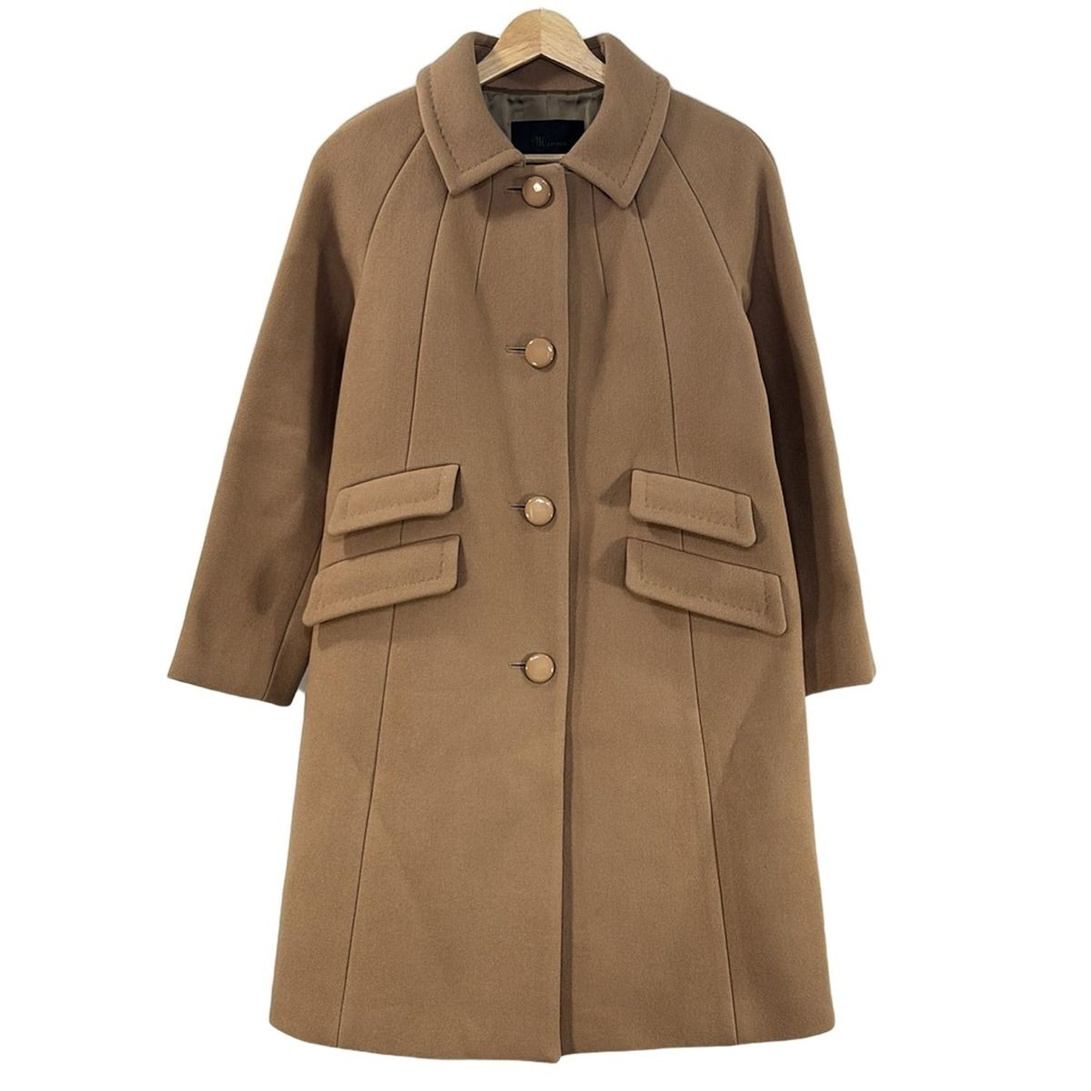 MANNA マンナ コート サイズM レディース - ベージュ 長袖|秋|冬