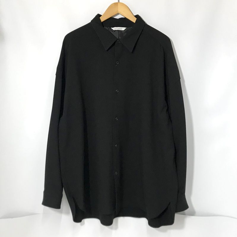 VICTIM BIG SHIRTS VTM-22-S-104 ビッグシャツ 長袖 ドロップショルダー 肉厚 ワイドシルエット Lサイズ ヴィクティム トップス A12319