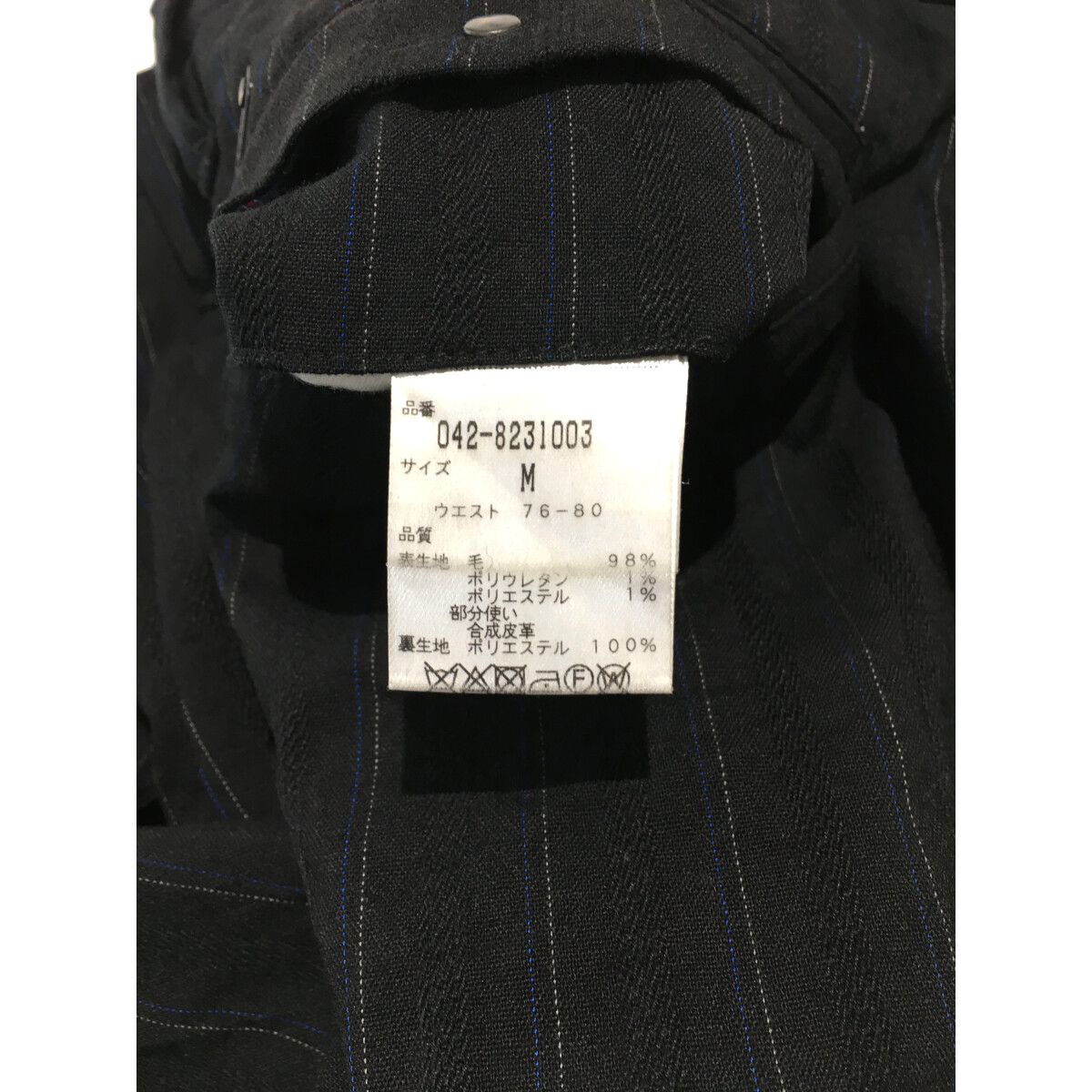 St.Andrews - coco 中古 セントアンドリュース StANDREWS メンズ パンツ M 黒系 ブラック ストライプ St.Andrews - coco 中古 セントアンドリュース StANDREWS メンズ