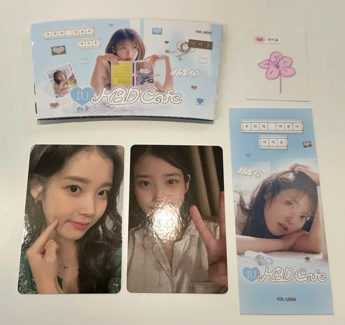 IU(アイユ) 2025 センイルカフェ トレカ フォトカード トレカ
