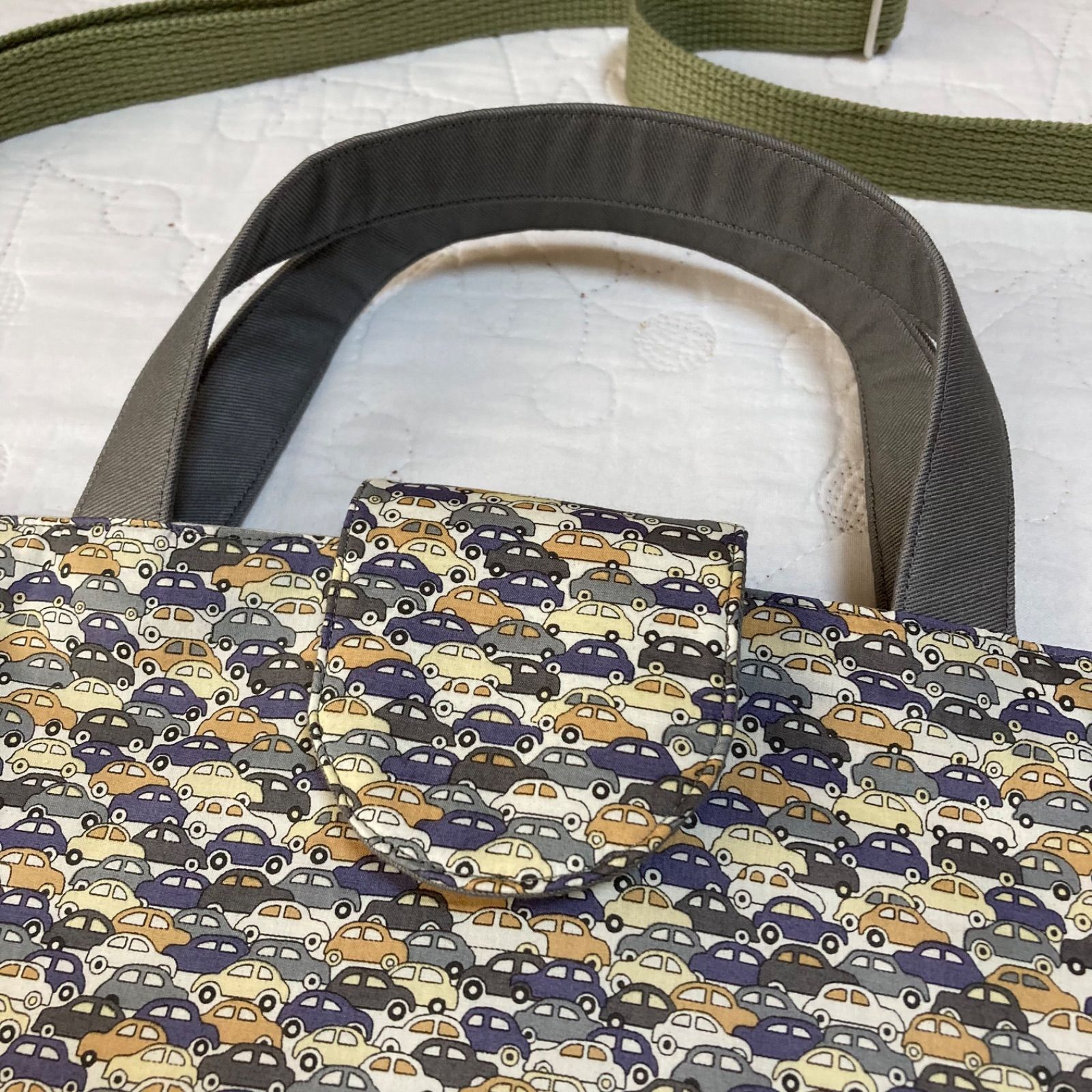 ピアニカケース 鍵盤ハーモニカ袋 リバティ カーズ ハンドメイド