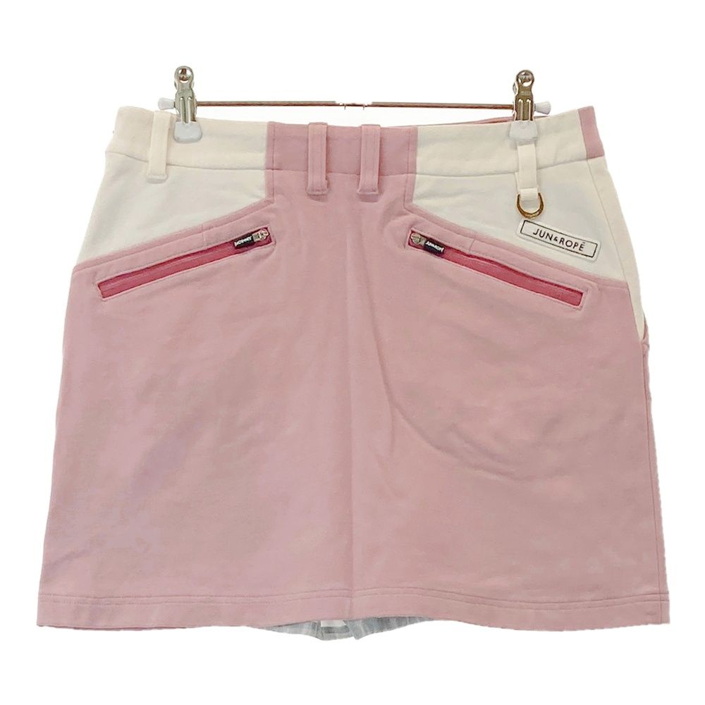サイズ L JUN-ROPE ジュン アンド ロペ 蓄熱インナー付スカート ピンク系 240101458868 ゴルフウェア レディース ストスト