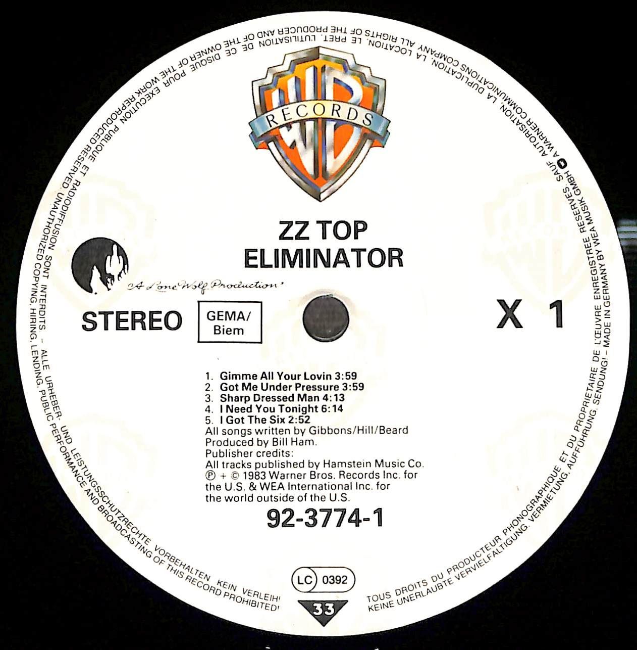 英盤/LP】ZZ Top Eliminator ZZトップ - メルカリ