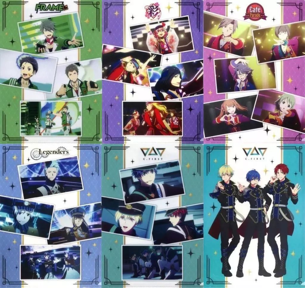 ⭕アイドルマスター　SideM　クリアファイル　　　　４種セット ⭕アイドルマスター SideM クリアファイル 4種セット クリアファイル