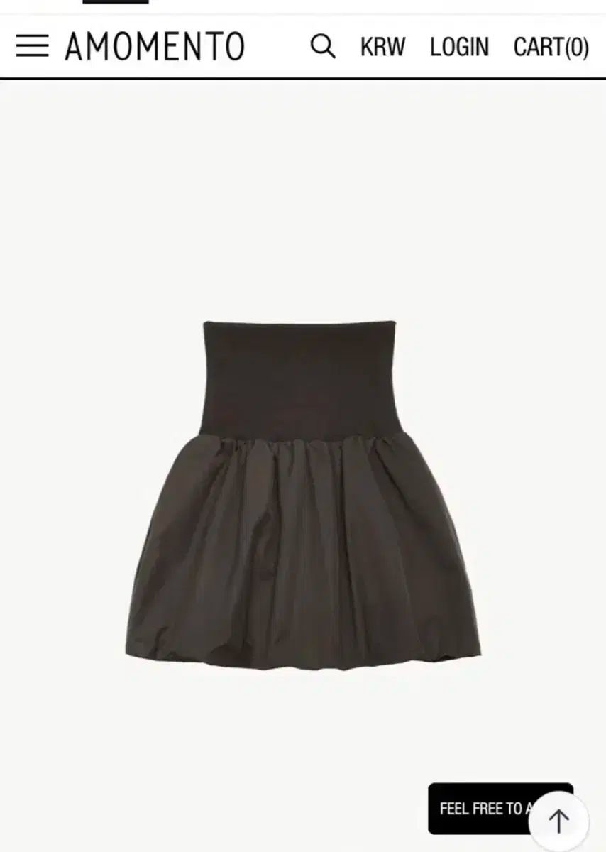 アモーメント ナイロン シャーリング ミニスカート アンド トップス