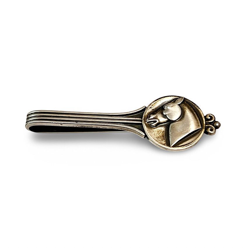 正規品　 　ジョージジェンセン　馬　モチーフ　ネクタイピン GEORG JENSEN ジョージジェンセン ホース 馬 モチーフ 925