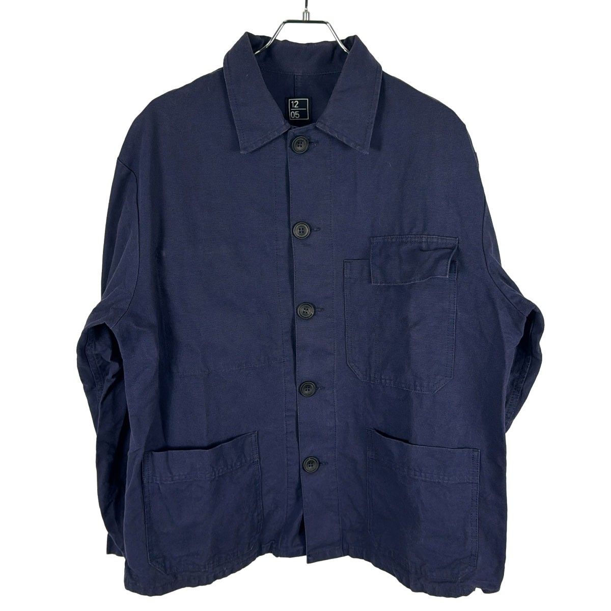 LL リアルムートンコート ロング ボア 切り替え 茶 本革 メンズ