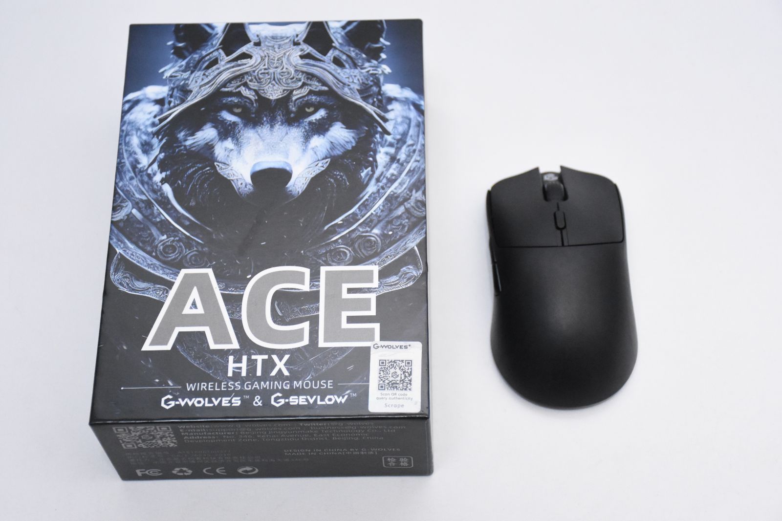 GWolves HTX ACE ゲーミングマウス ワイヤレス 36g 超軽量 無線 ブラック - メルカリ