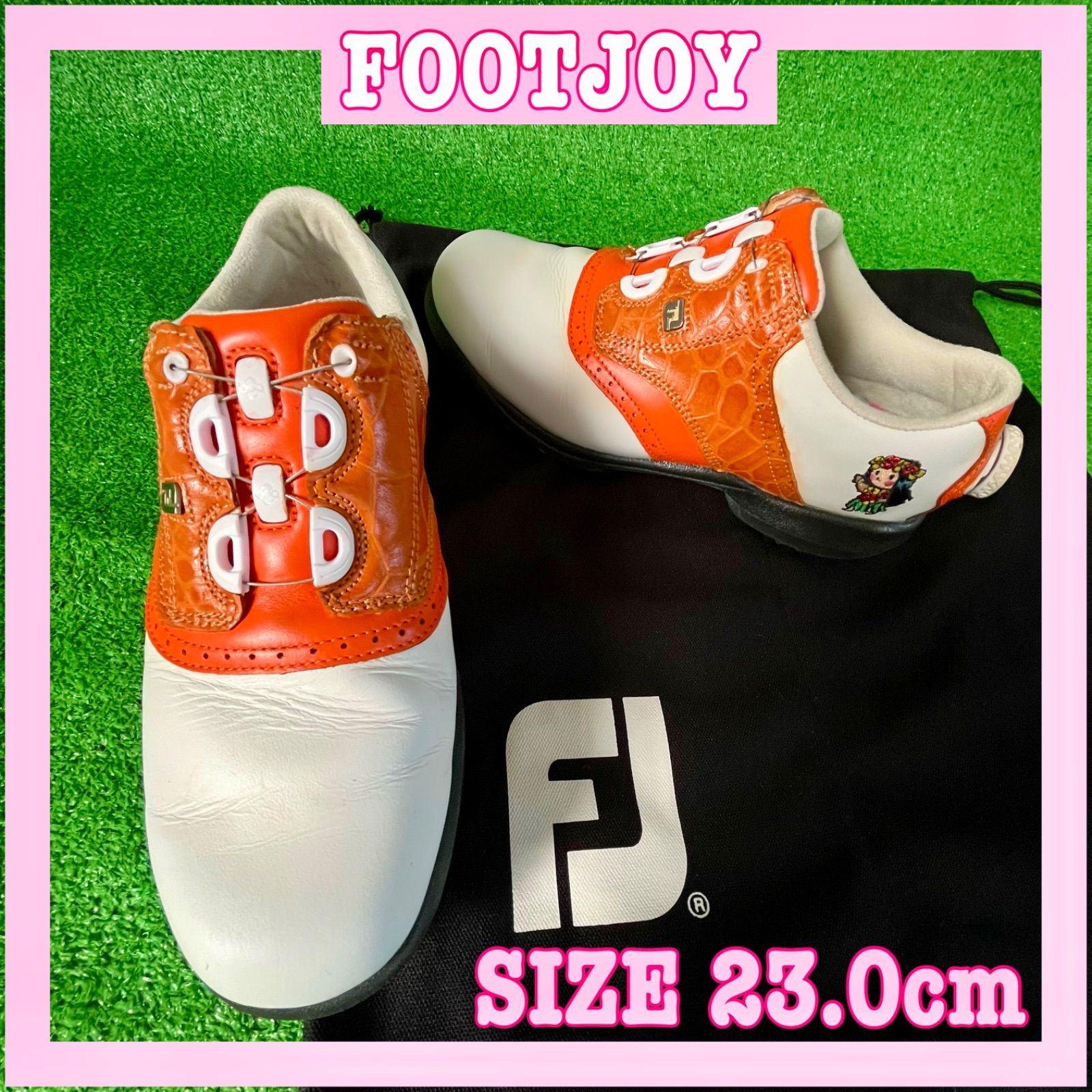 FOOTJOY フットジョイDRYJOYS ハワイアン ダイヤル式 ソフトスパイク ゴルフシューズ 23cm - メルカリ