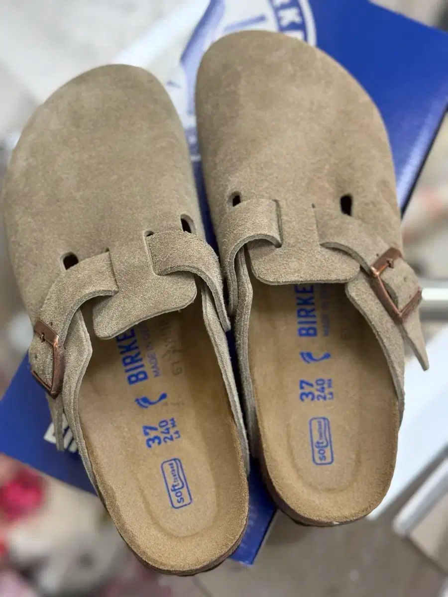 Boston / ボストン スエードレザー トープ | BIRKENSTOCK