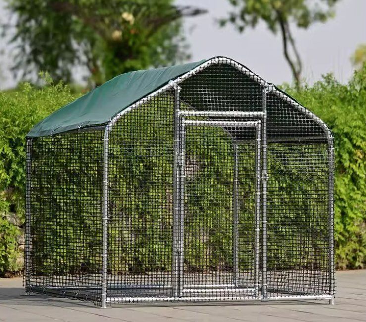 屋外鶏小屋 家禽の小型養殖棚 簡易孔雀ケージ 大型鳩かご 犬用防雨シェルター 組み立て