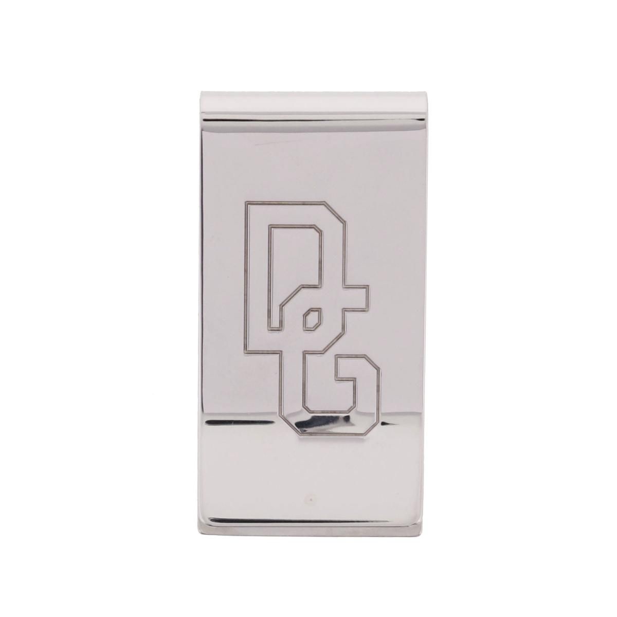 正規美 廃盤 DOLCE&GABBANA ドルガバ DGロゴマネークリップ 財布