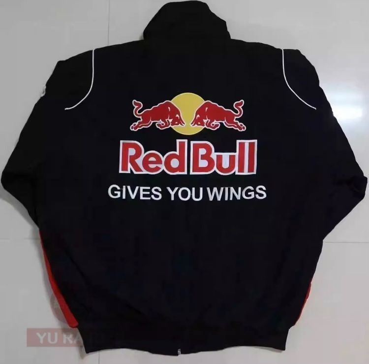 レッドブルRED BULL INFINITIインフィニティ F1 レーシングジャケット 刺繍 中綿ブルゾン ブラック - メルカリ