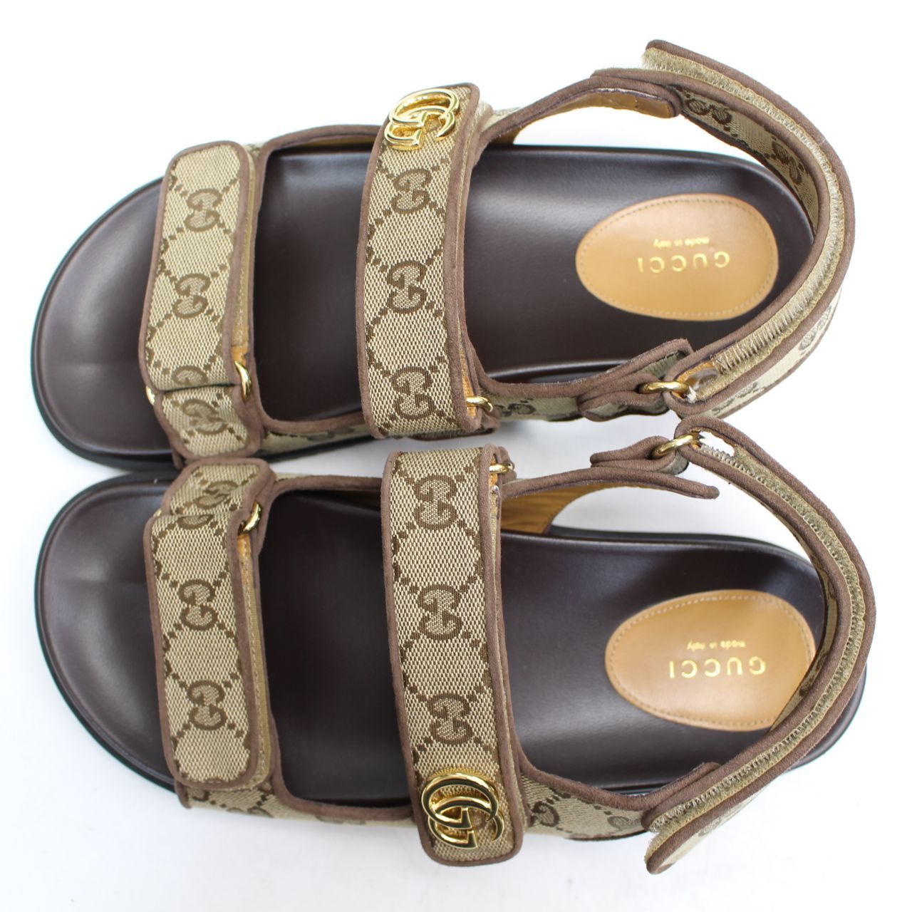 IS208)【美品】グッチ GUCCI サンダル 靴 シューズ キャンバス