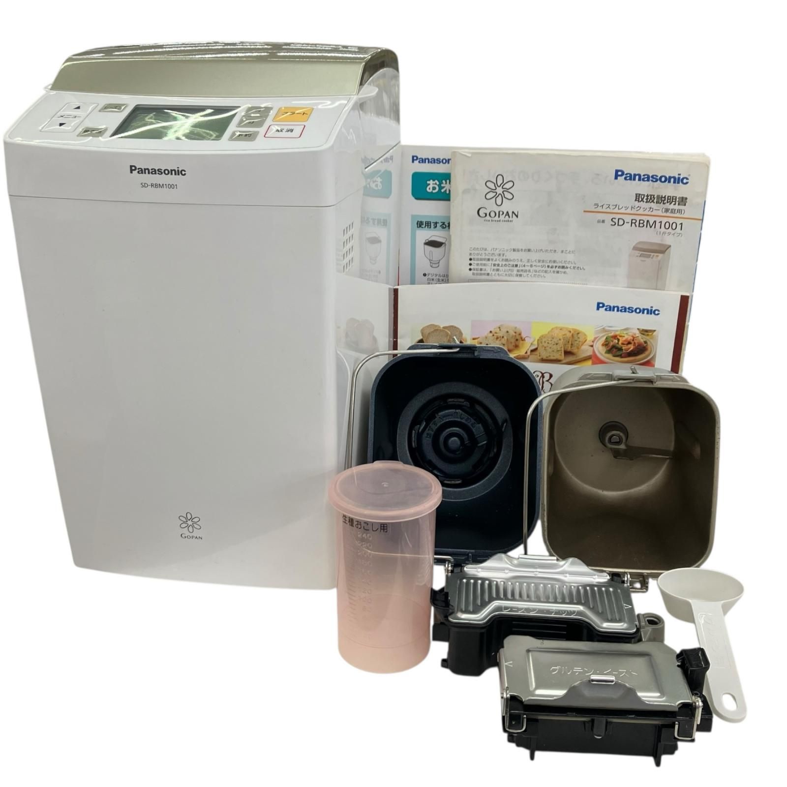 186001 現状品 Panasonic パナソニック Panasonic ライスブレッドクッカー SD-RBM1001 ホワイト