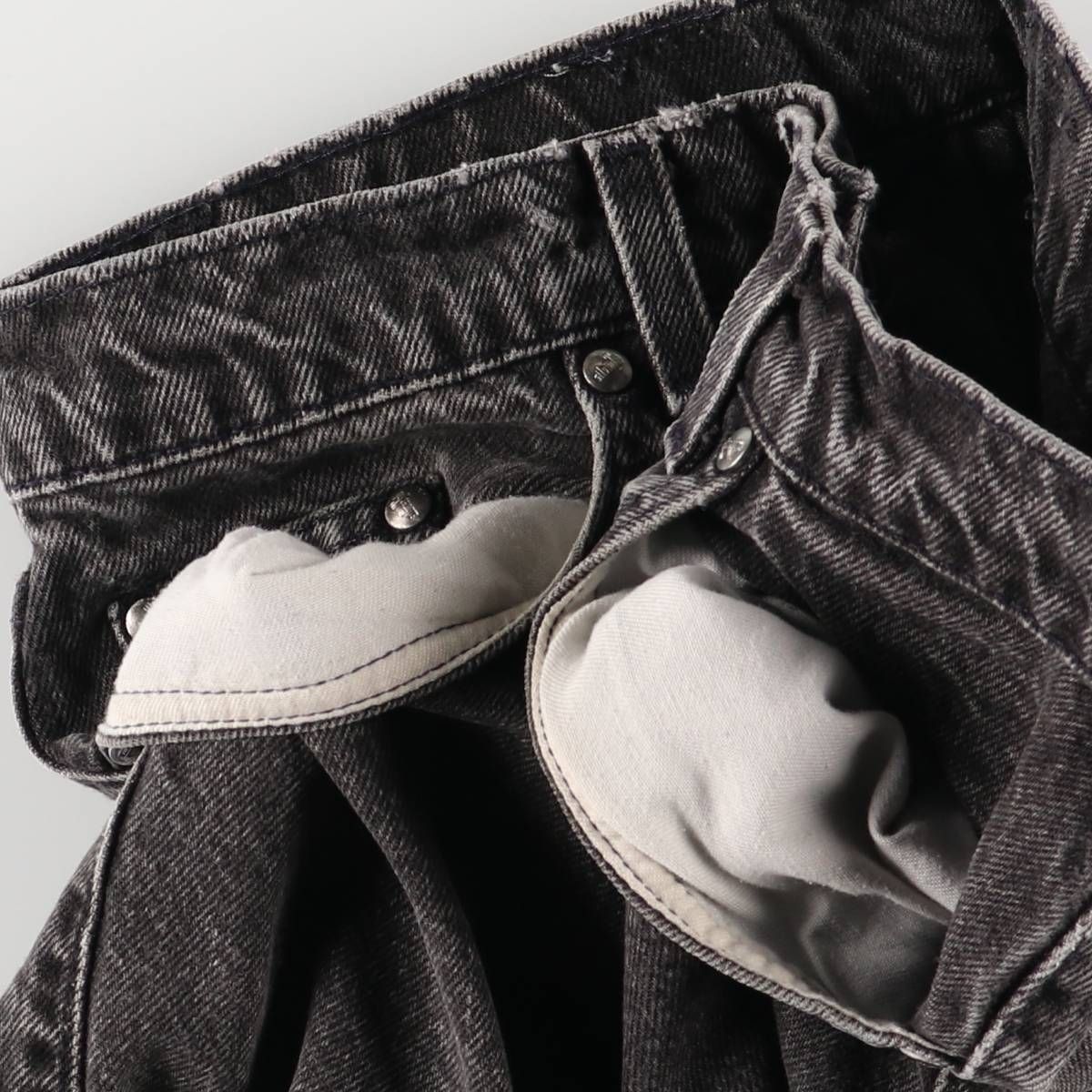 古着 リーバイス Levi s SILVER TAB シルバータブ ブラックデニムショーツ ショートパンツ メンズw30相当 eaa583306 KIN-KAAI_COM