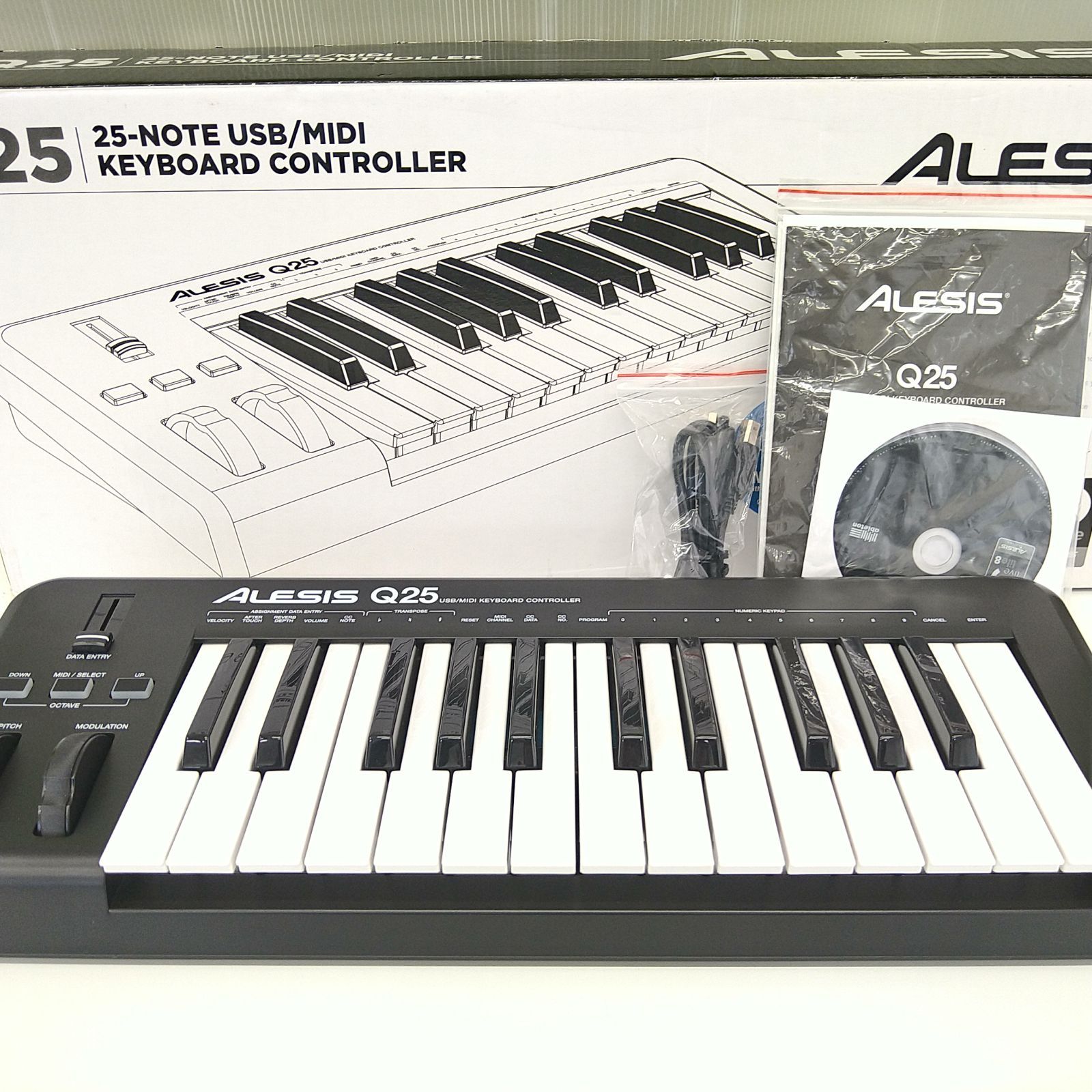 Alesis MIDIコントローラ(25鍵) Q25 キーボード - メルカリ