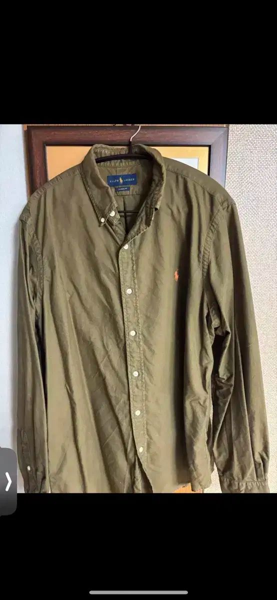 Ralph Lauren ラルフローレン オックスフォード カーキシャツ クラシックフィット ラージ 状態 良好 最後の取引 10 1万ウォン